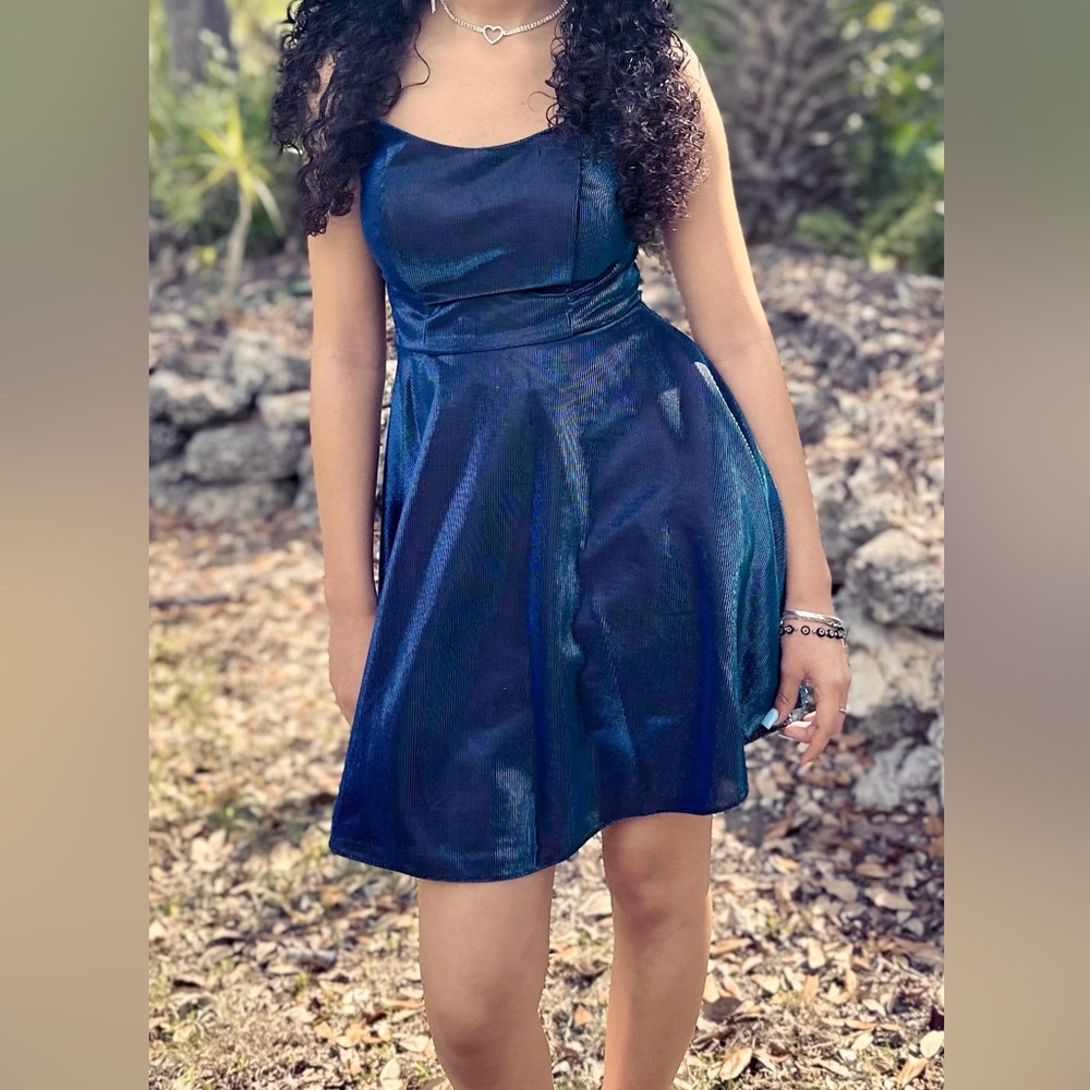 B. Smart Elegant blue Dress